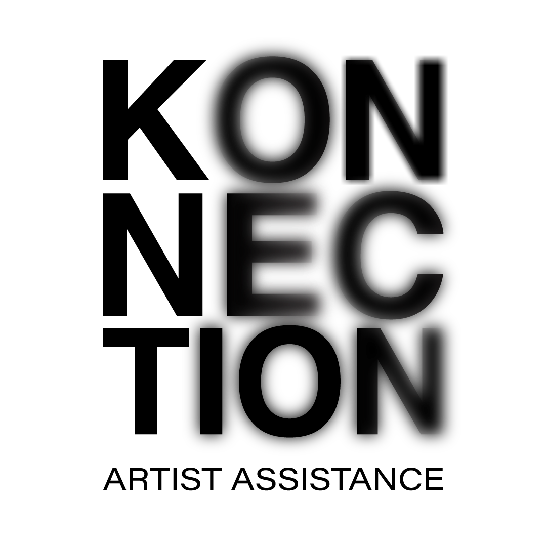 Konnection Artist Assistance Square Logo with blur